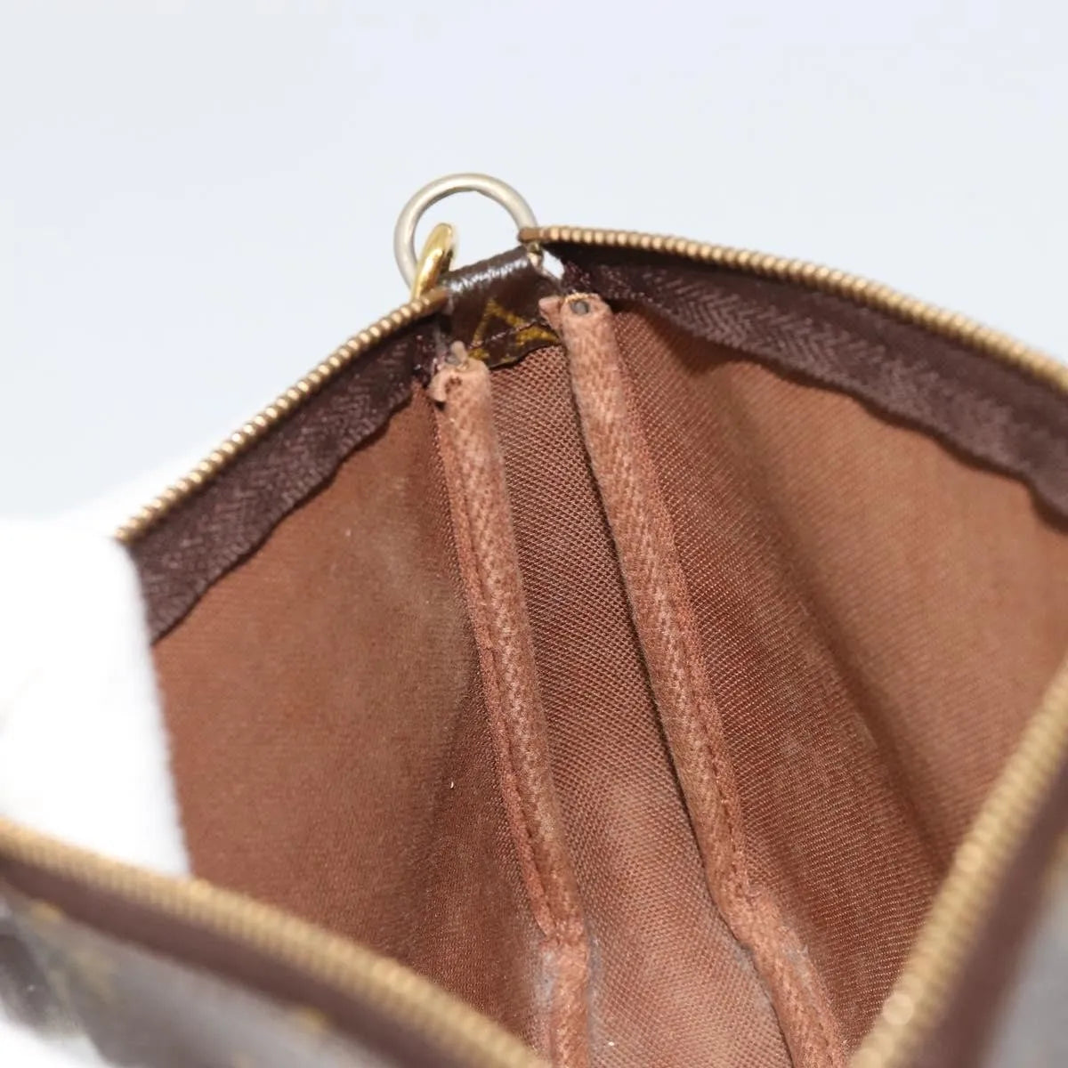 Louis Vuitton Pochette Accessoires NM Monogram Canvas, Brown, Canvas, Clutch