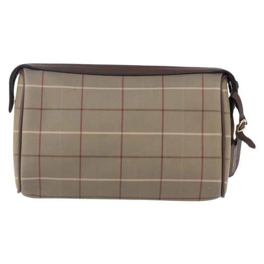 Burberry Nova check Pochette Canvas, Beige, Canvas, Clutch