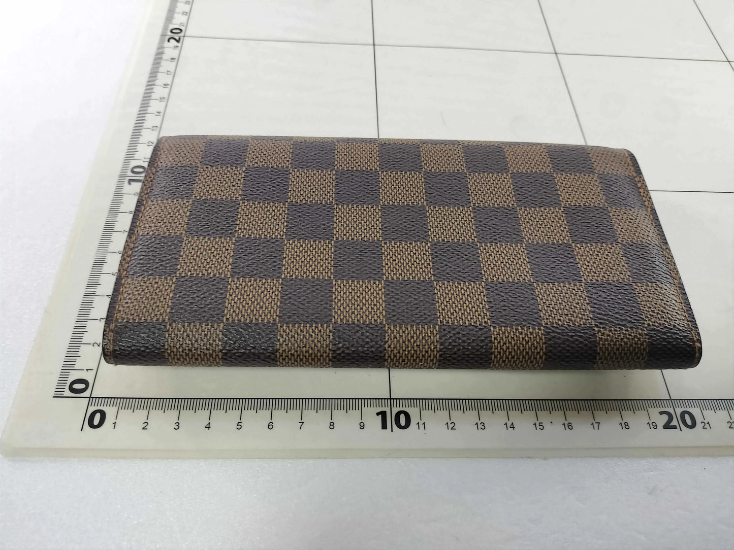 Louis Vuitton Long Damier, Brown, Canvas, Wallet