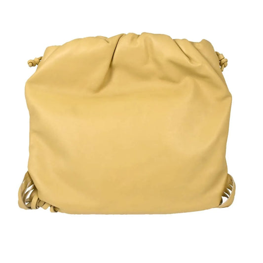 Bottega Veneta The Fringe Leather, Beige, Leather, Clutch
