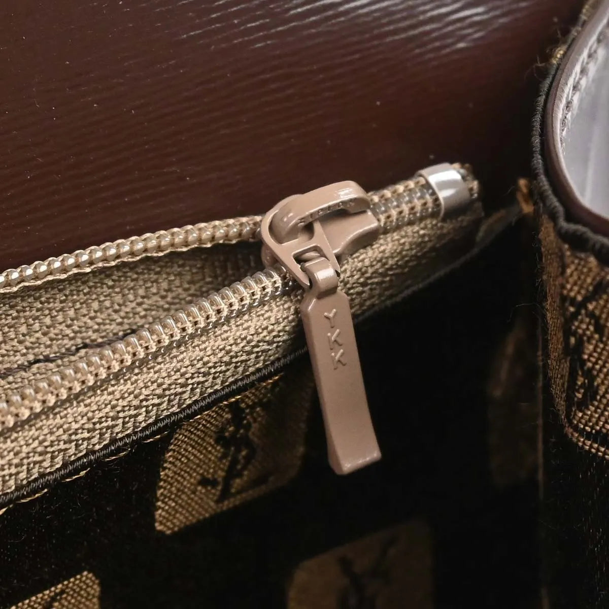 Saint Laurent Vintage Leather, Brown, Leather, Shoulder Bag