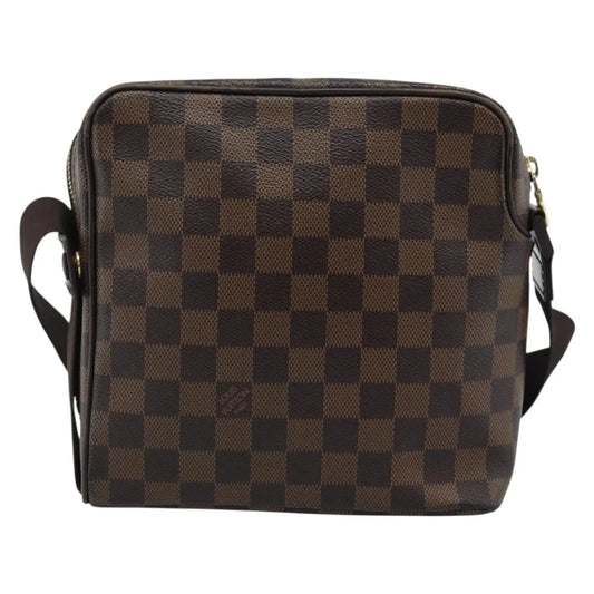Louis Vuitton Olav Damier, Brown, Canvas, Shoulder Bag