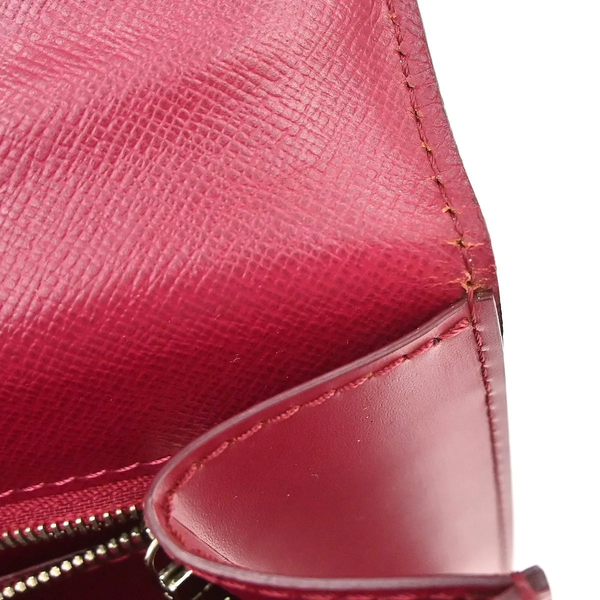 Louis Vuitton Monceau Epi, Pink, Leather, Handbag