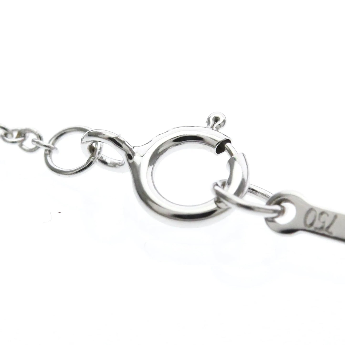 Tiffany & Co. Paloma Picasso Tenderness Heart Pendant 18K White Gold with Diamonds, Silver, White Gold, Necklace