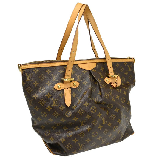 Louis Vuitton Palermo Monogram Canvas, Brown, Canvas, Tote Bag