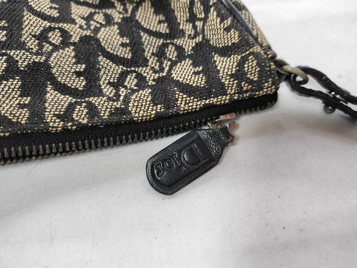 Christian Dior Vintage Saddle Diorissimo Canvas, Multicolour, Canvas, Shoulder Bag