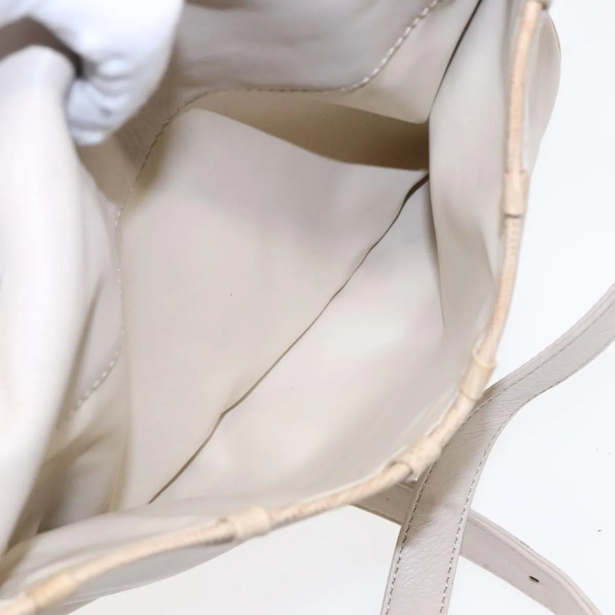 Celine Horse Carriage Leather, Beige, Leather, Shoulder Bag