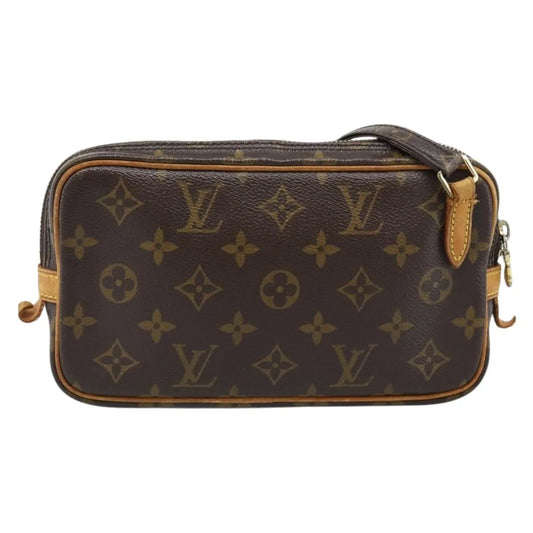 Louis Vuitton Pochette Marly Bandouliere Monogram Canvas, Brown, Canvas, Clutch
