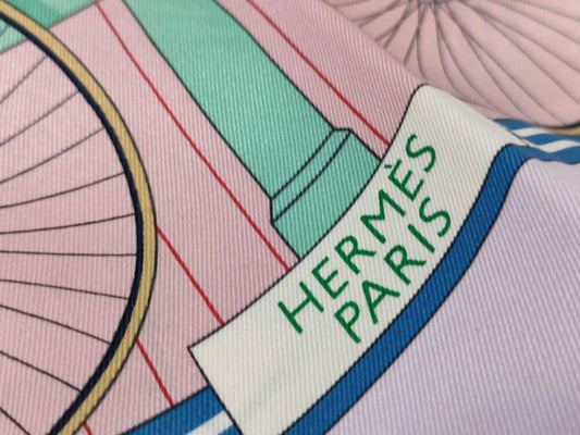 Hermes Carré 70 Silk, Pink, Silk, Scarf