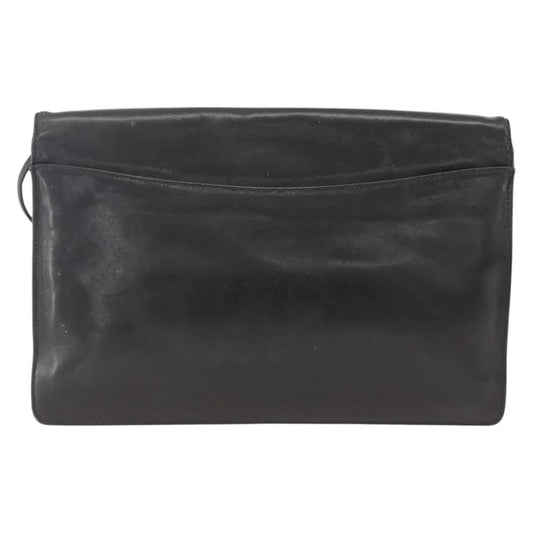 Givenchy Vintage 4G Leather, Black, Leather, Shoulder Bag