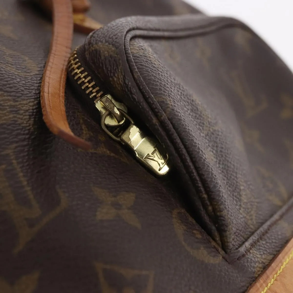 Louis Vuitton Vintage Montsouris Monogram Canvas, Brown, Canvas, Backpack