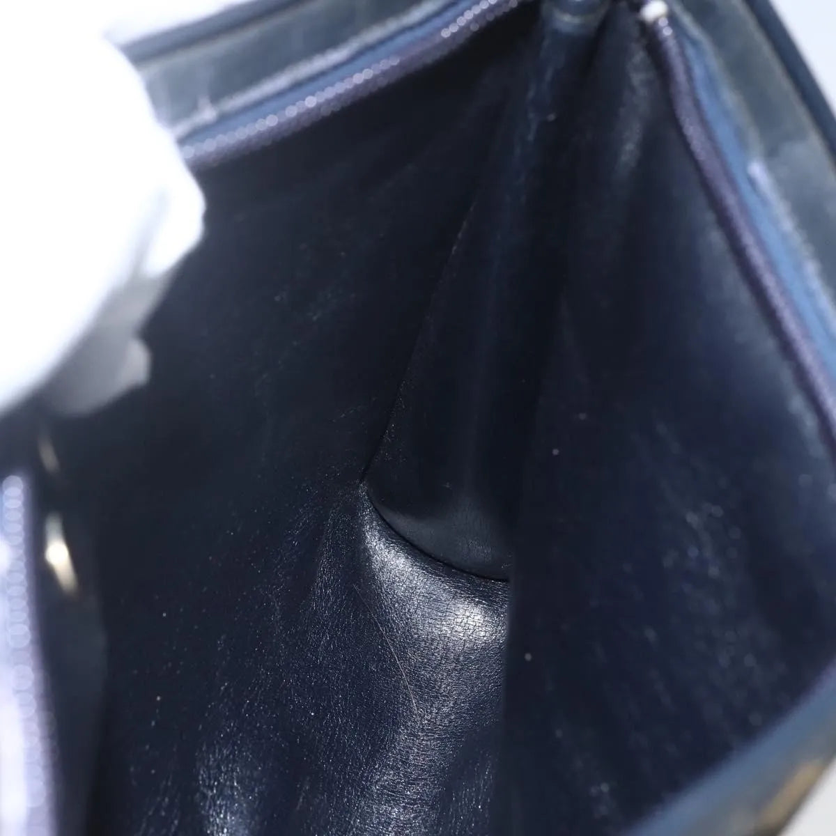 Christian Dior Vintage Trotter Canvas, Navy, Canvas, Shoulder Bag