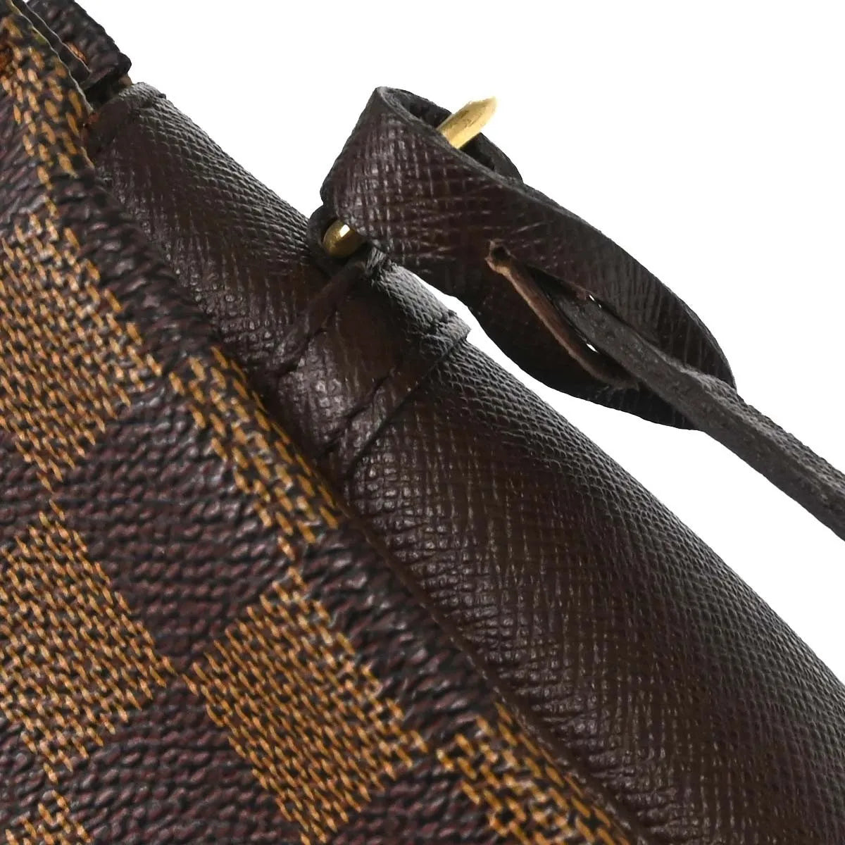 Louis Vuitton Trousse Make Up Damier, Brown, Canvas, Clutch