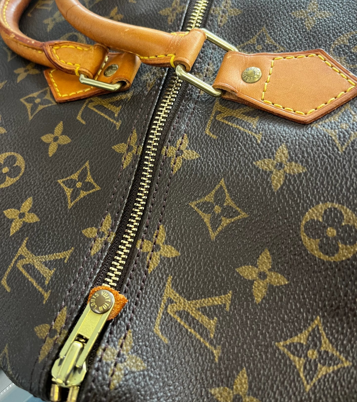 Louis Vuitton Speedy Monogram Canvas, Brown, Canvas, Handbag