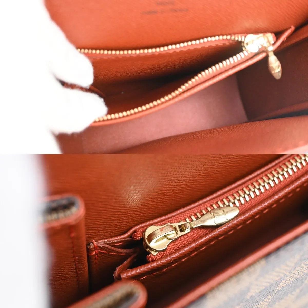 Louis Vuitton Tribeca Carre Damier, Brown, Canvas, Shoulder Bag