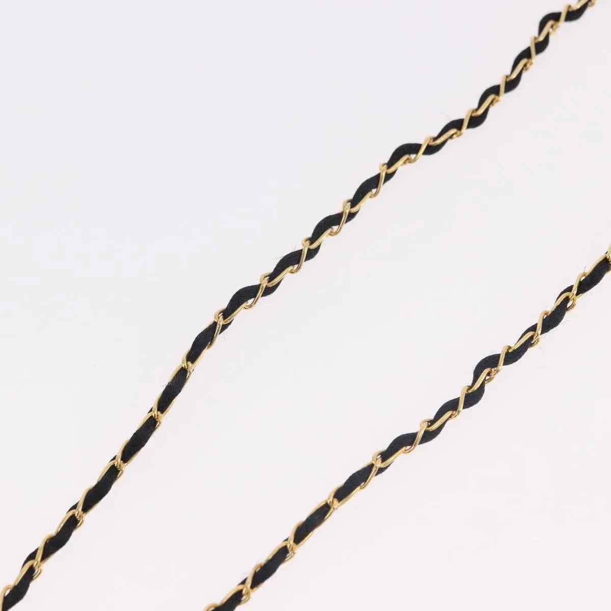 "Chanel CC Perfume Bottle Pendant Chain Long Metal with Leather, Crystals and Faux Pearl", Gold, Metal, Necklace