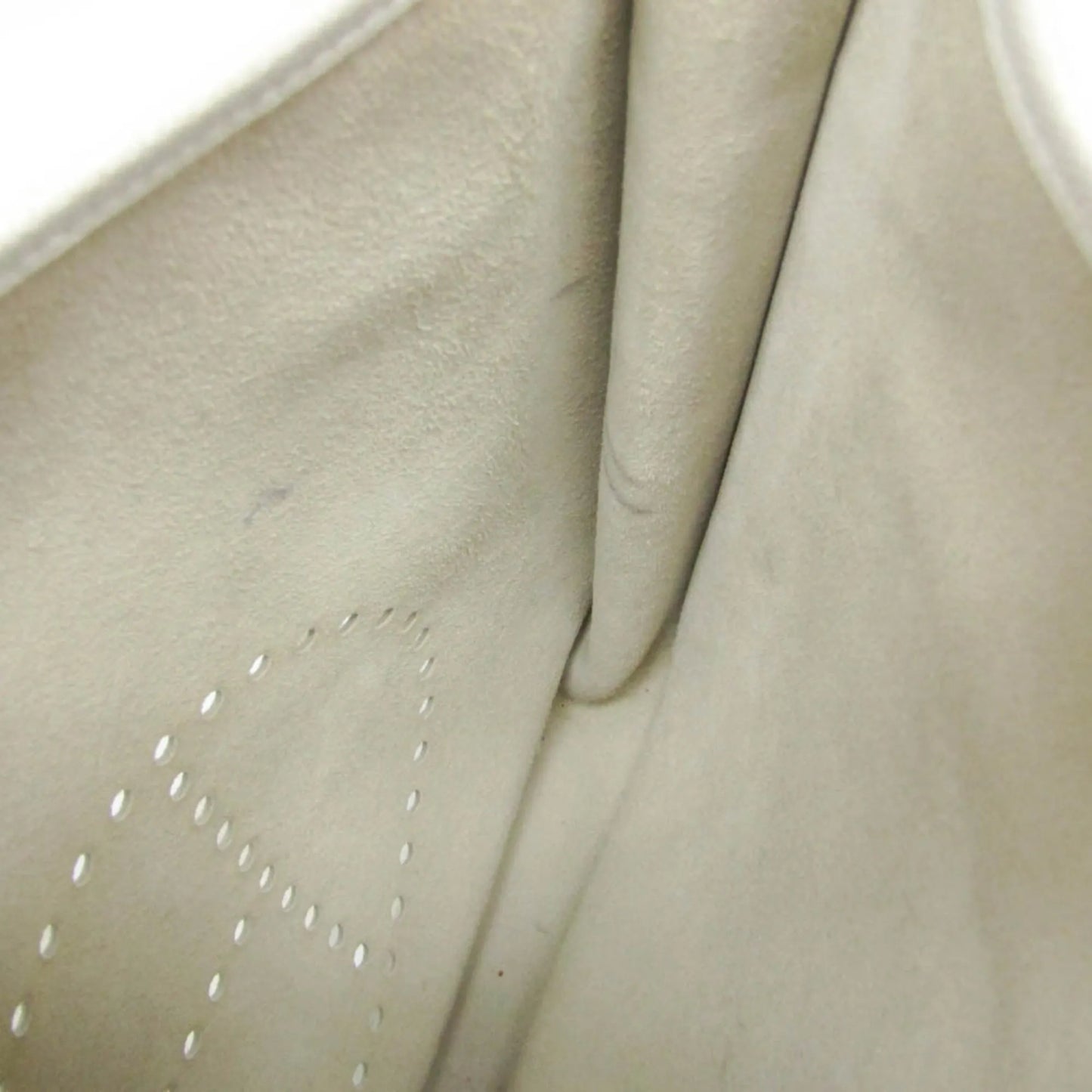 Hermes Evelyne Bag Gen II Epsom, White, Leather, Shoulder Bag