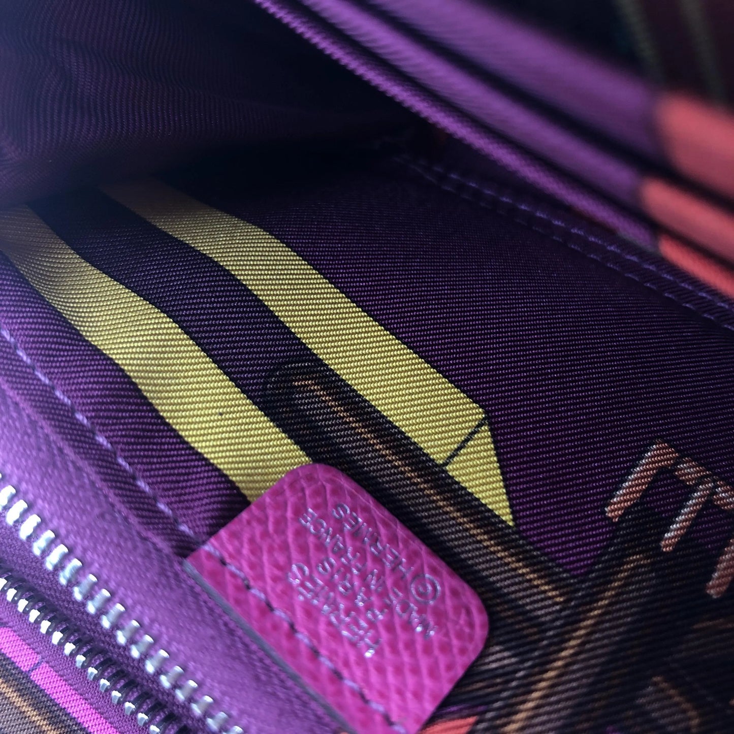 Hermes Azap Silkin Epsom Leather Silk, Pink, Calfskin, Wallet