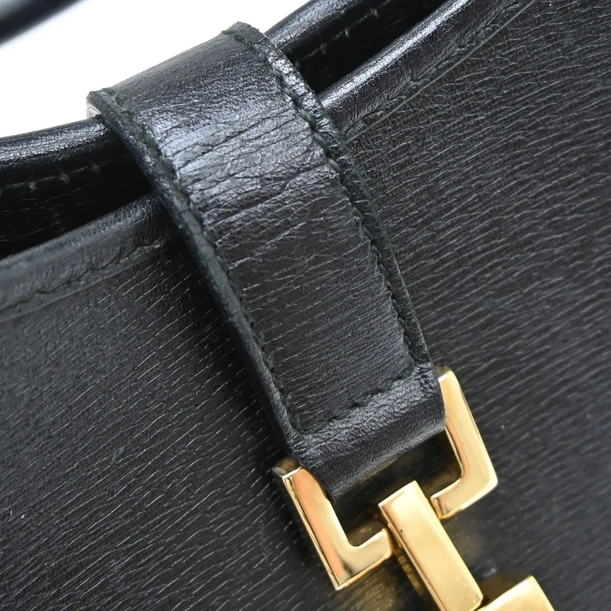 Gucci Vintage Jackie Leather, Black, Leather, Handbag