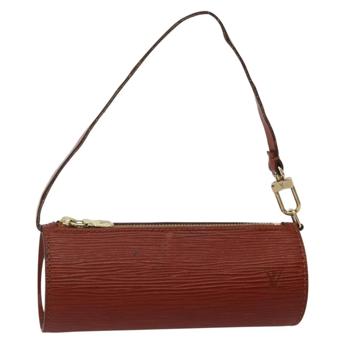 Louis Vuitton Soufflot Pochette Epi Leather, Brown, Leather, Clutch