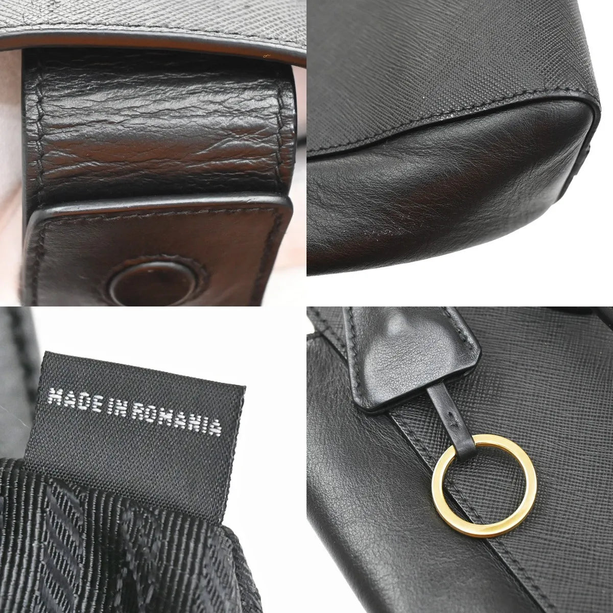 Prada Re-Edition Galleria Tote Saffiano Leather, Black, Leather, Tote Bag