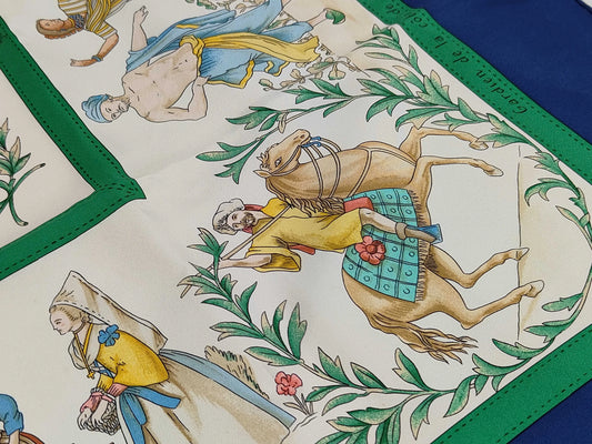 Hermes Carré 90 Silk multicolor, Multicolour, Silk, Scarf