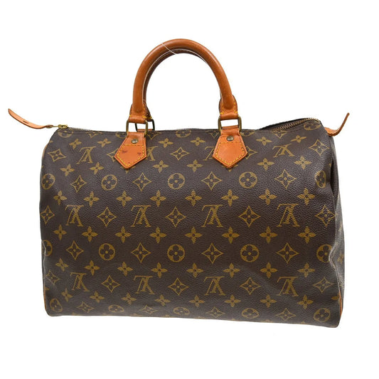 Louis Vuitton Speedy Monogram Canvas, Brown, Canvas, Handbag