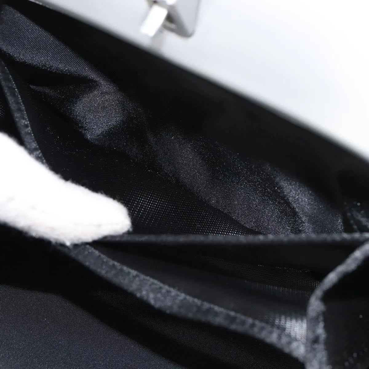 Chanel Millennium Jersey, Black, Cotton, Shoulder Bag