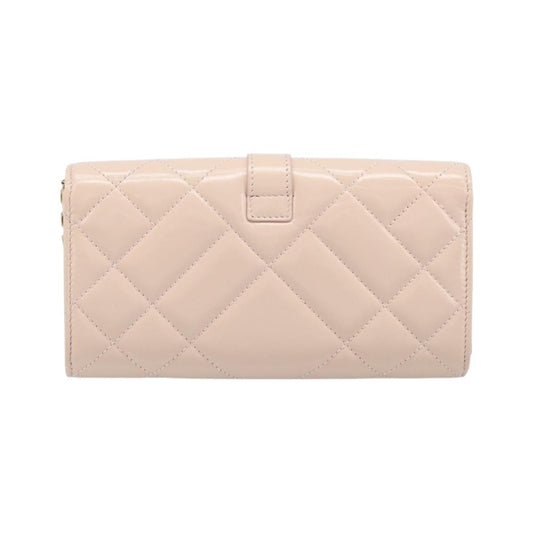 Versace Greca Goddess Convertible Clutch Leather, Pink, Leather, Shoulder Bag