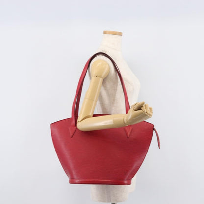 Louis Vuitton Saint Jacques Epi Leather, Red, Leather, Handbag