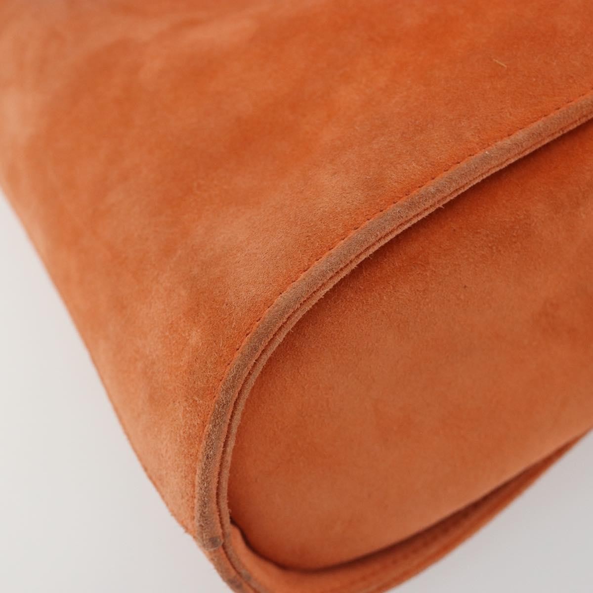 Salvatore Ferragamo Vintage Top handle Suede, Orange, Suede, Handbag