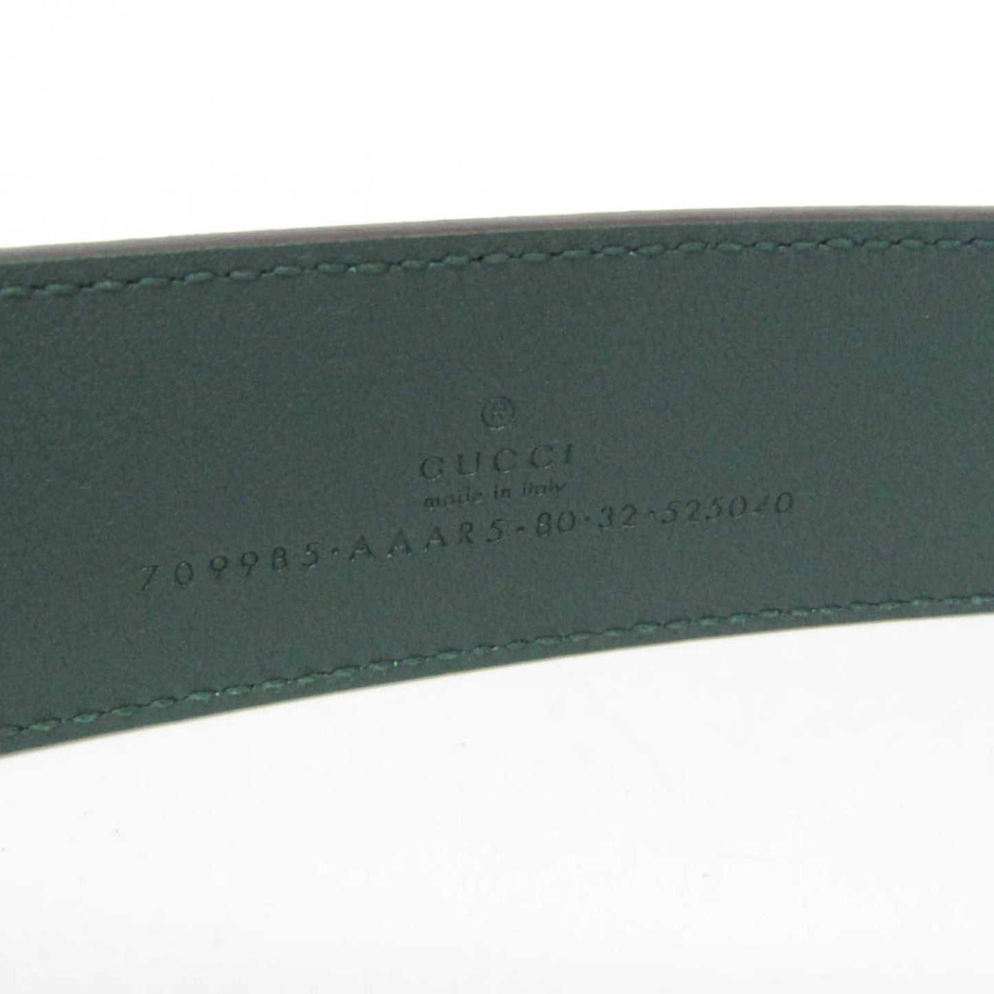 Gucci GG Marmont Reversible Belt Leather, Green, Leather, Belt
