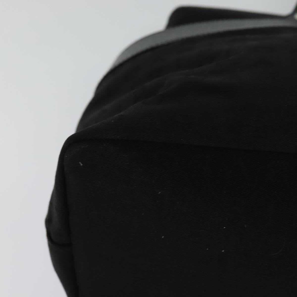 Bvlgari Logomania Canvas, Black, Canvas, Shoulder Bag