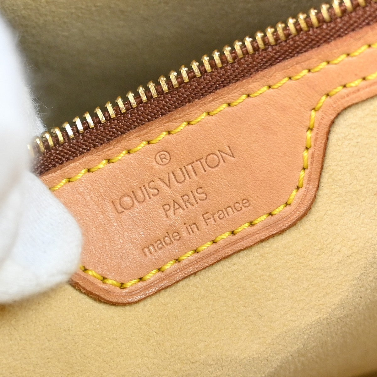 Louis Vuitton Looping Monogram Canvas, Brown, Canvas, Handbag