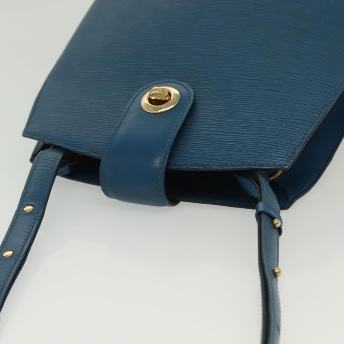 Louis Vuitton Cluny Epi Leather, Blue, Leather, Shoulder Bag