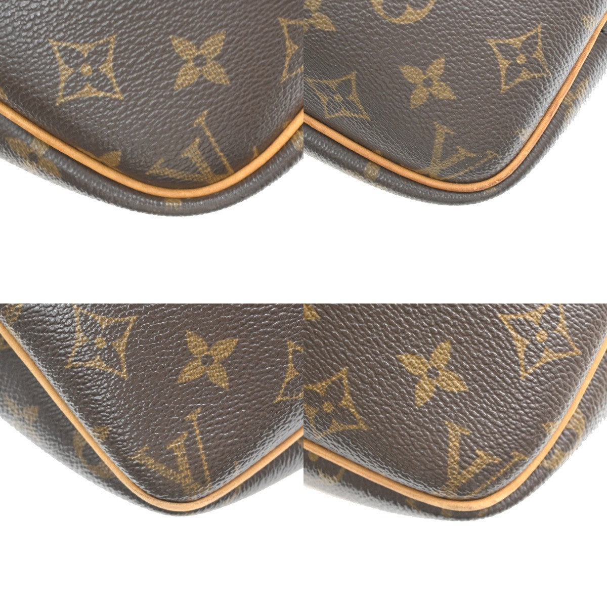 Louis Vuitton Reporter Monogram, Brown, Canvas, Shoulder Bag