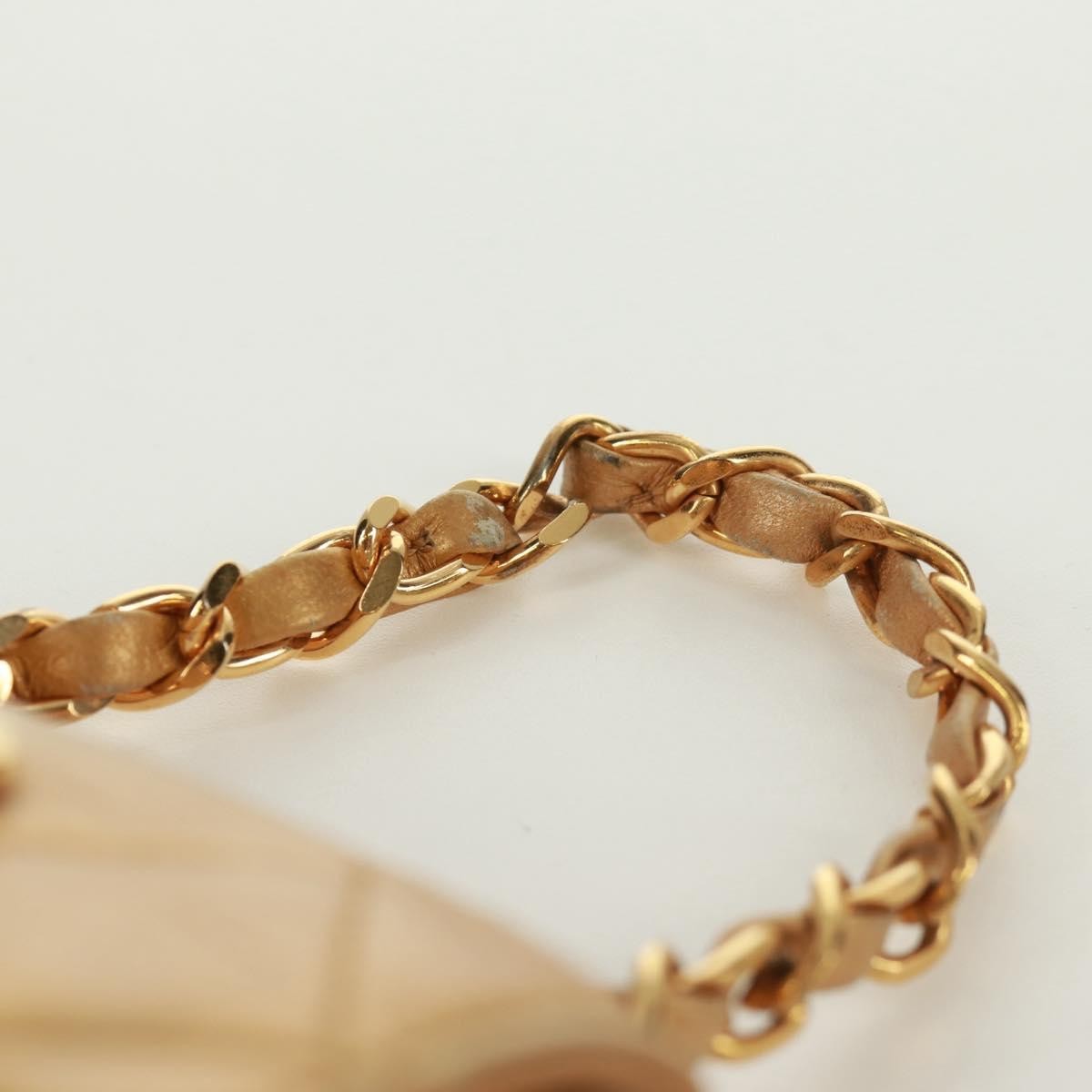 Chanel Classic Flap Charm Chain Belt Quilted Caviar, Gold, Leather, Handbag