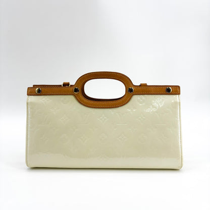 Louis Vuitton Roxbury Drive Monogram Vernis, Beige, Patent Leather, Handbag