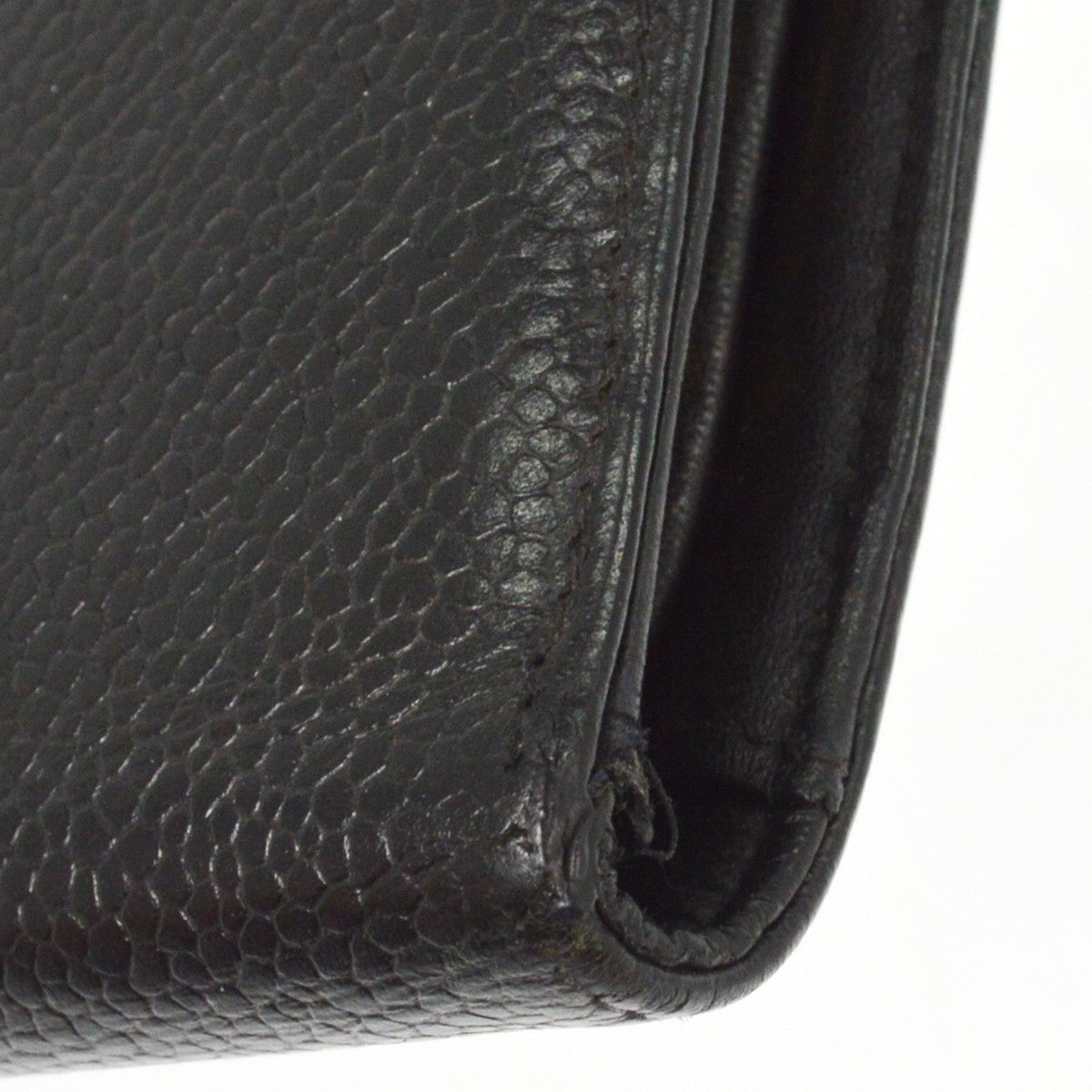 Chanel Timeless CC French Caviar, Black, Leather, Wallet