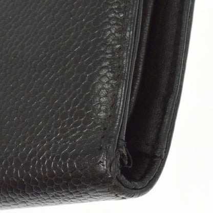 Chanel Timeless CC French Caviar, Black, Leather, Wallet