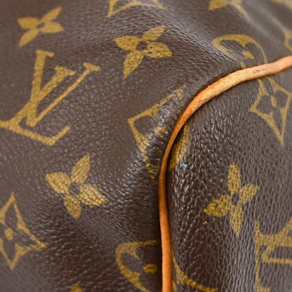 Louis Vuitton Keepall Monogram, Brown, Canvas, Travel Bag
