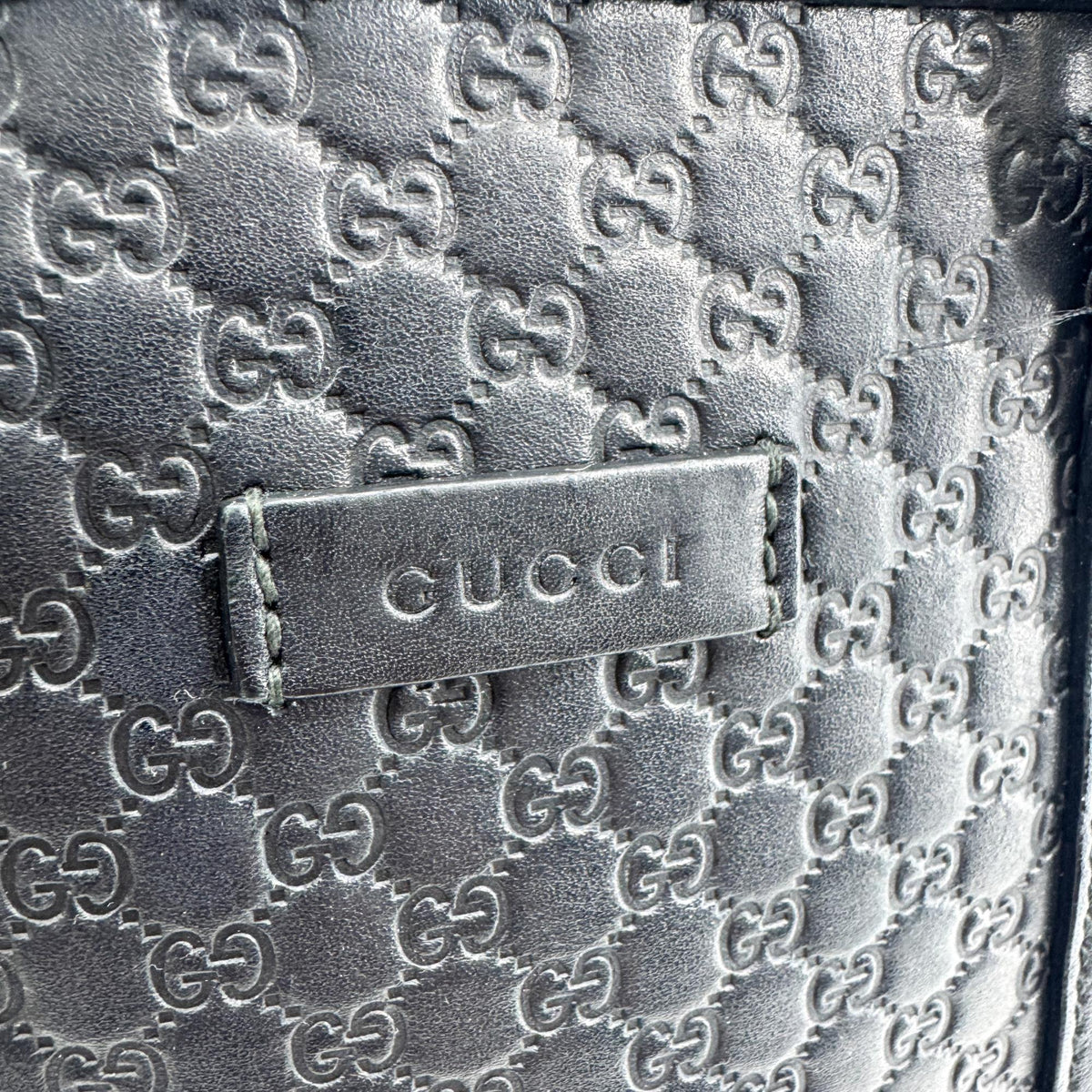 Gucci Convertible Dome Satchel Microguccissima Leather, Black, Leather, Handbag