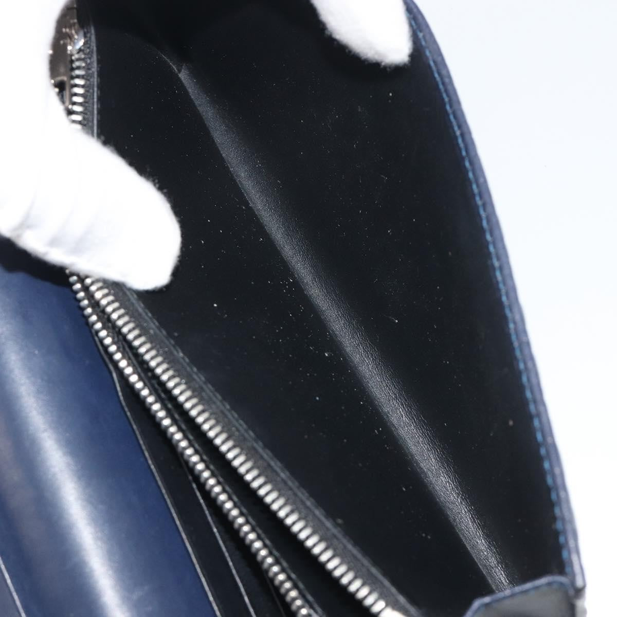 Loewe Anagram Leather, Navy, Leather, Wallet