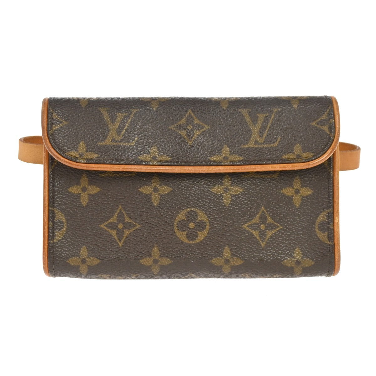Louis Vuitton Florentine Pochette Monogram Canvas, Brown, Canvas, Clutch