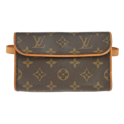 Louis Vuitton Florentine Pochette Monogram Canvas, Brown, Canvas, Clutch