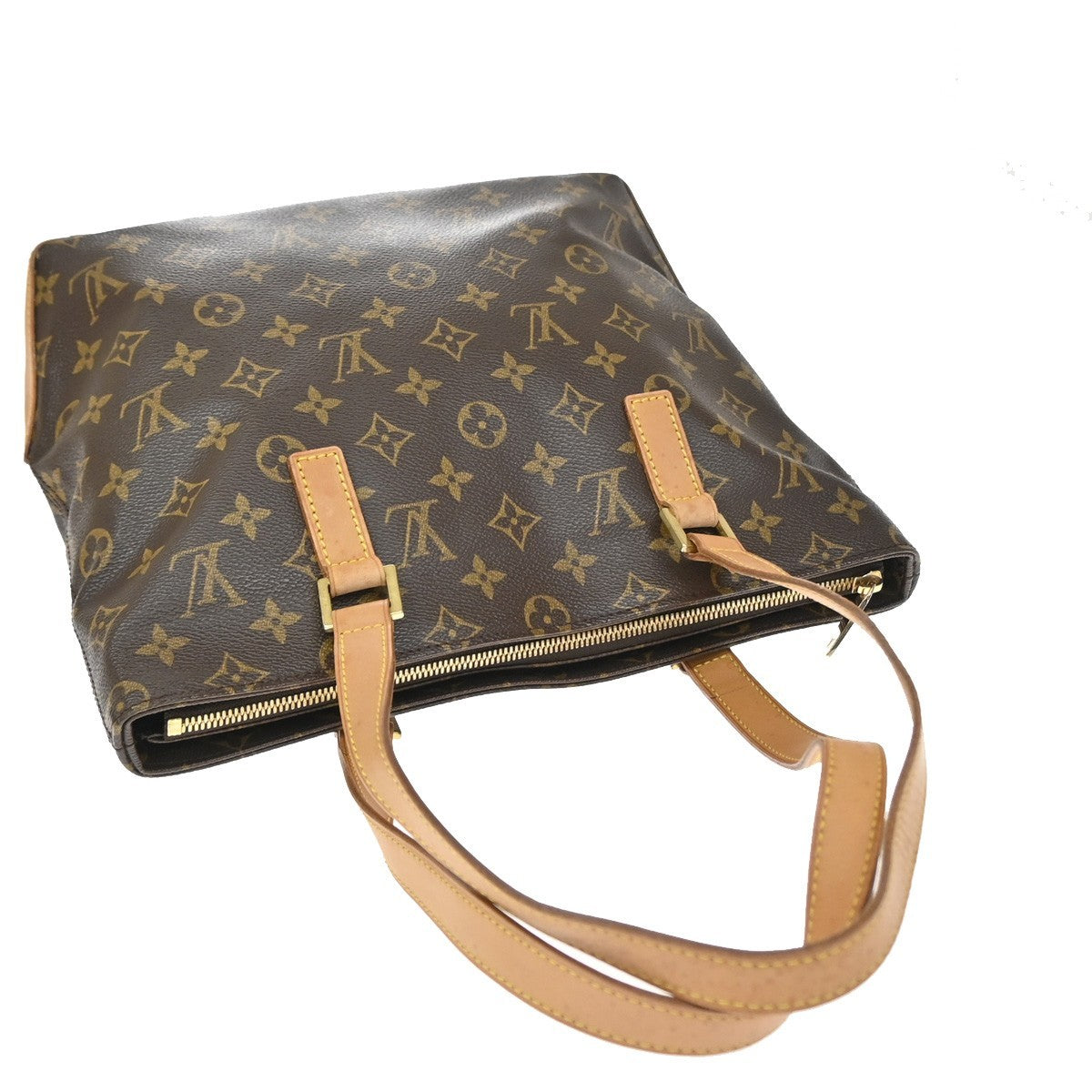 Louis Vuitton Cabas Piano Monogram Canvas, Brown, Canvas, Tote Bag