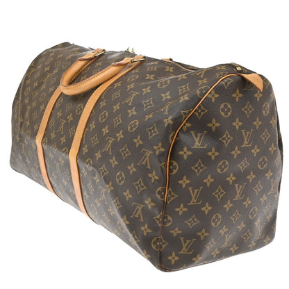 Louis Vuitton Keepall Monogram Canvas, Brown, Canvas, Travel Bag