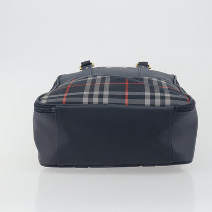 Burberry Nova Check Nova Check Canvas and leather, Navy, Leather, Handbag