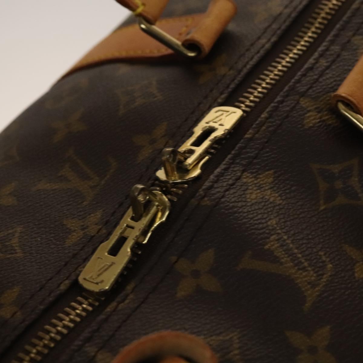 Louis Vuitton Keepall Bag Monogram Canvas, BROWN, CANVAS, Travel bag