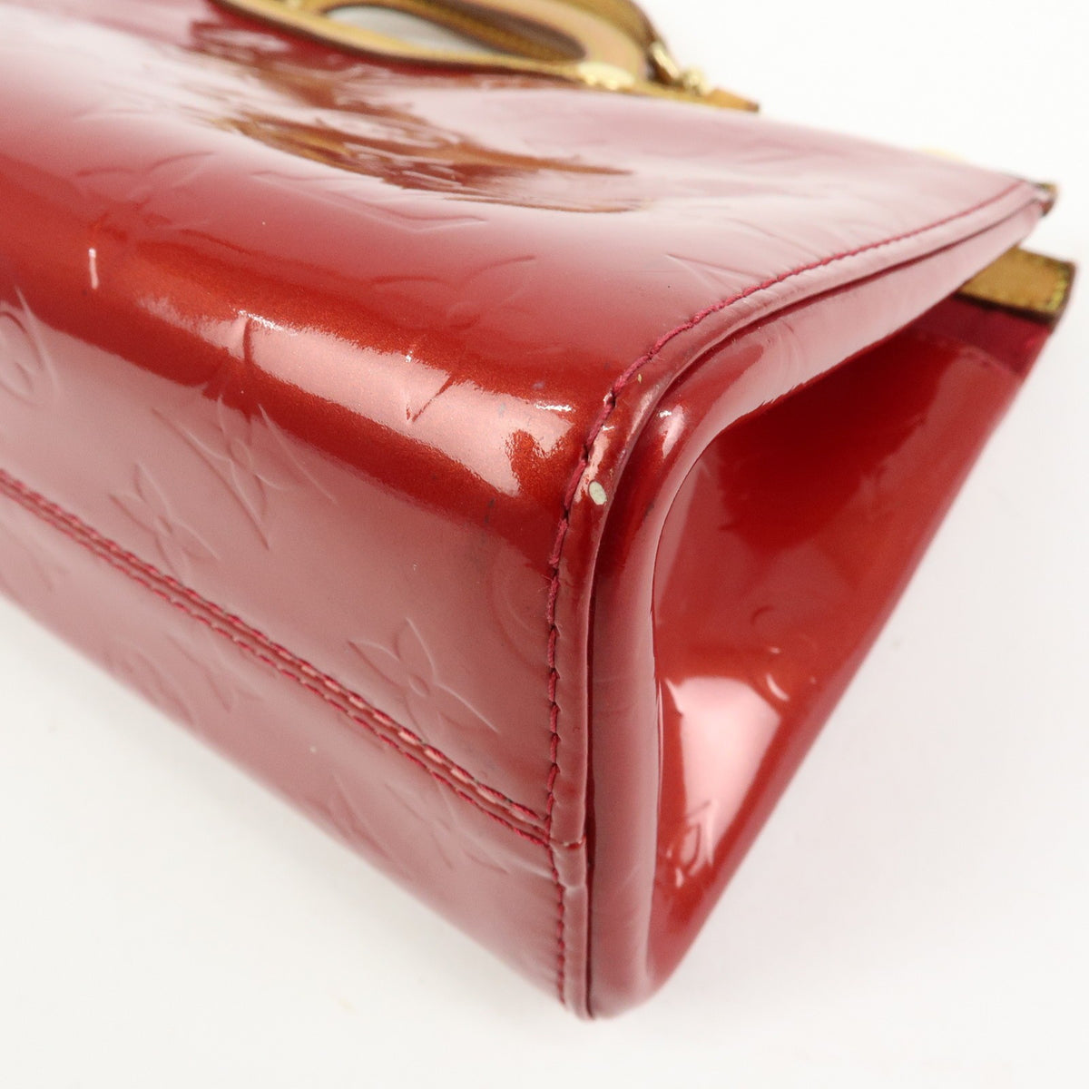 Louis Vuitton Roxbury Drive Monogram Vernis, Red, Patent Leather, Handbag
